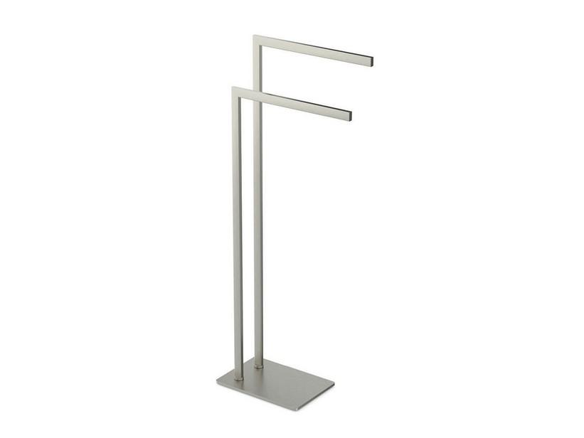 Porte-serviettes sur pied Frida Inox satiné | IperCeramica