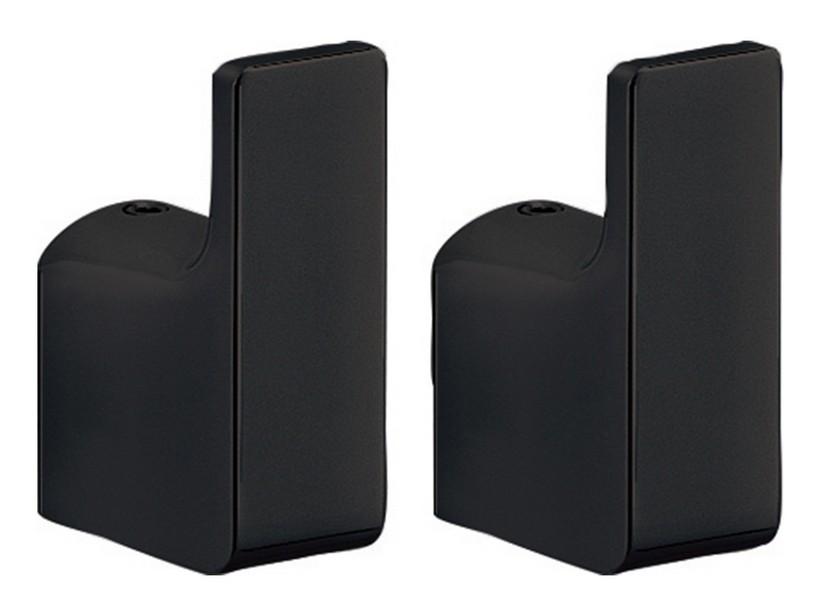 Patère deux pièces Lily noir mat | IperCeramica