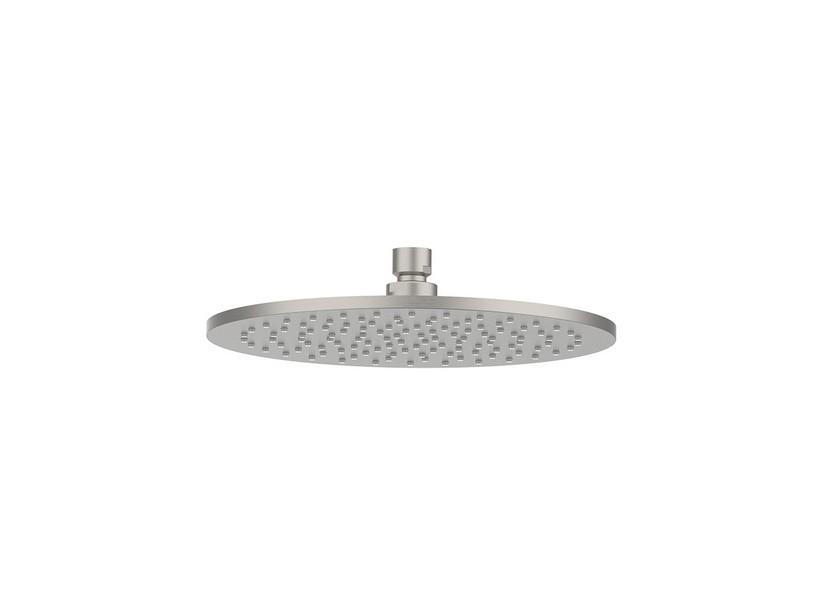 Pomme de douche pour receveur Petra inox 316 Ø25mm épaisseur 8 mm anticalcaire en acier brossé | IperCeramica
