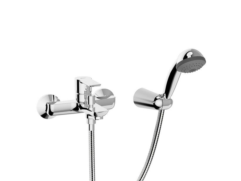 Mitigeur pour baignoire avec douchette Zohe monocommande chrome | IperCeramica
