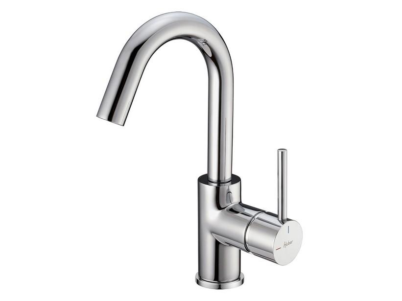 Mitigeur pour lavabo avec poignée latérale Bora monocommande chrome | IperCeramica