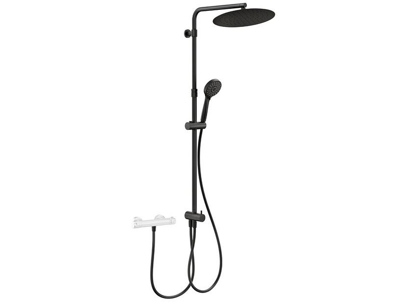 Colonne de douche 2 fonctions Bora noir mat | IperCeramica