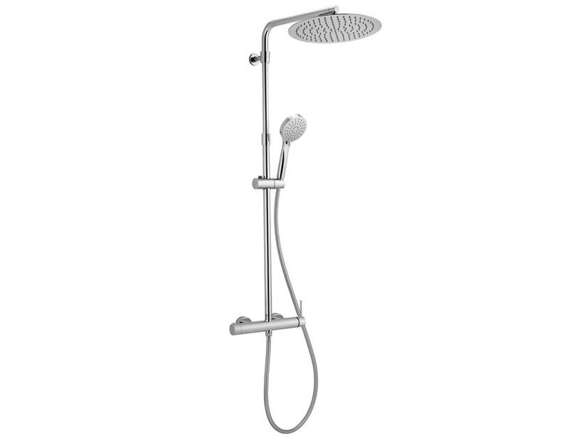 Colonne de douche avec mitigeur 2 fonctions Bora chrome | IperCeramica