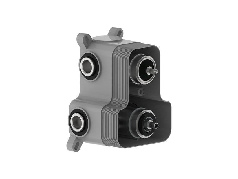 Corps encastré pour douche thermostatique Soulinox en acier inoxydable brossé | IperCeramica