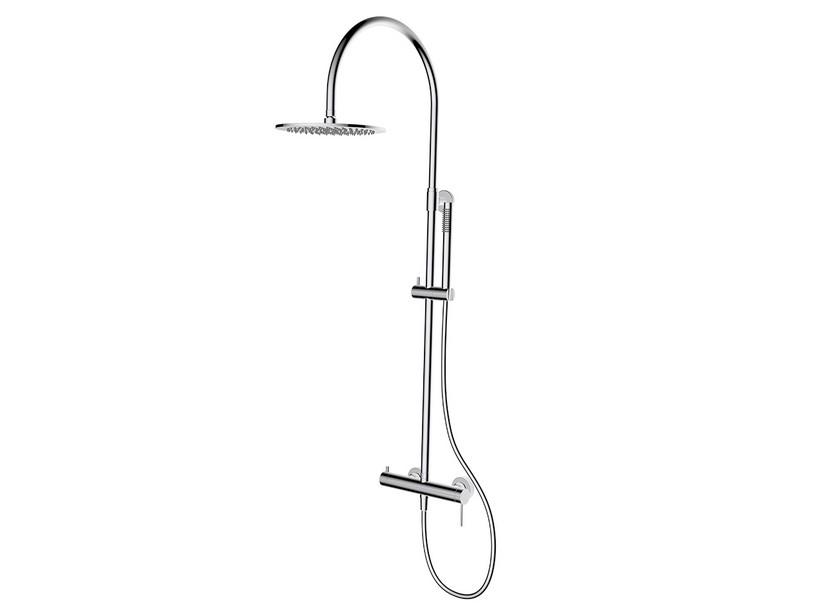 Colonne de douche 2 fonctions Spring Inox 304 chrome | IperCeramica