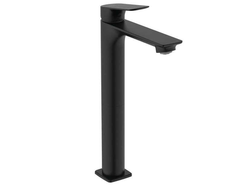 Mitigeur de lavabo haut Ceralife C monocommande noir soie | IperCeramica