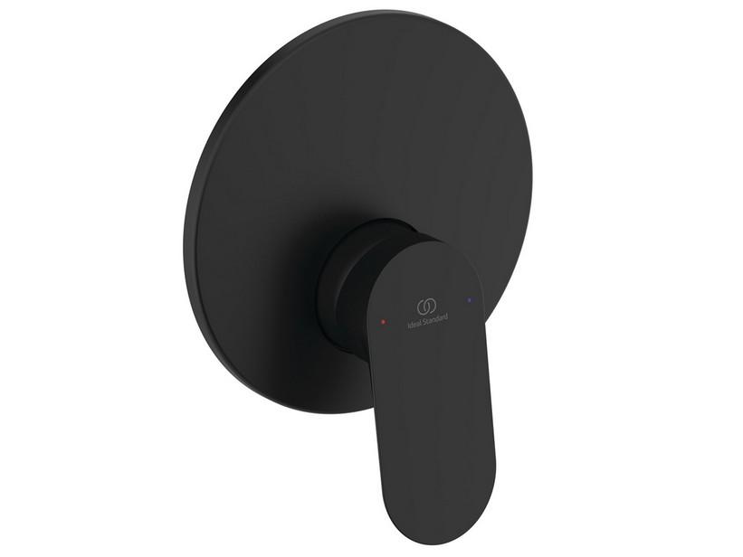 Mitigeur de douche encastré 1 voie Ceralife O noir soie | IperCeramica