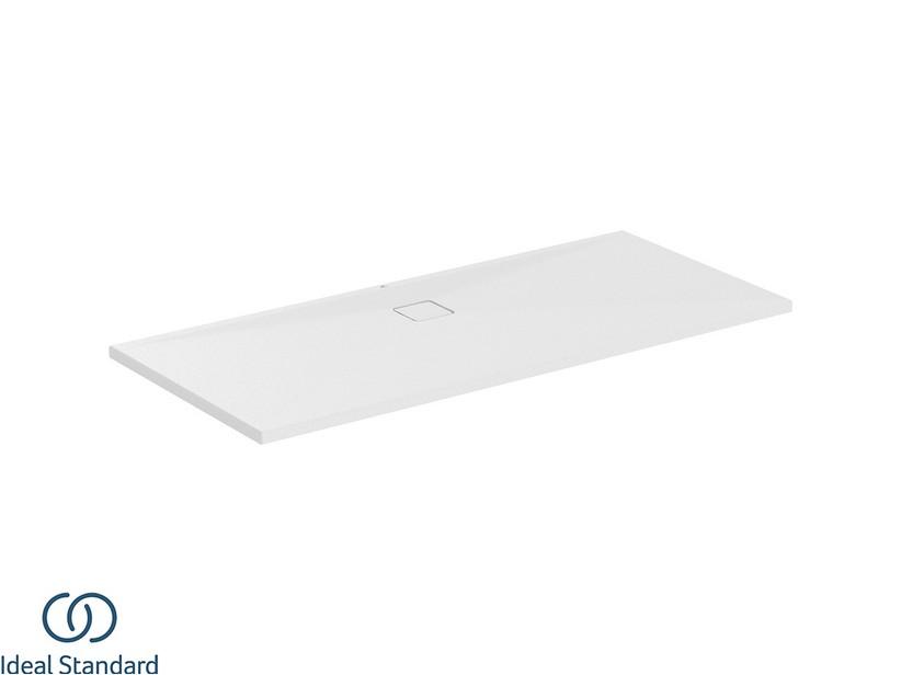 Receveur de douche Ideal Standard® ULTRA FLAT EVO 180x80 H3,5 cm en résine blanc soie mat | IperCeramica