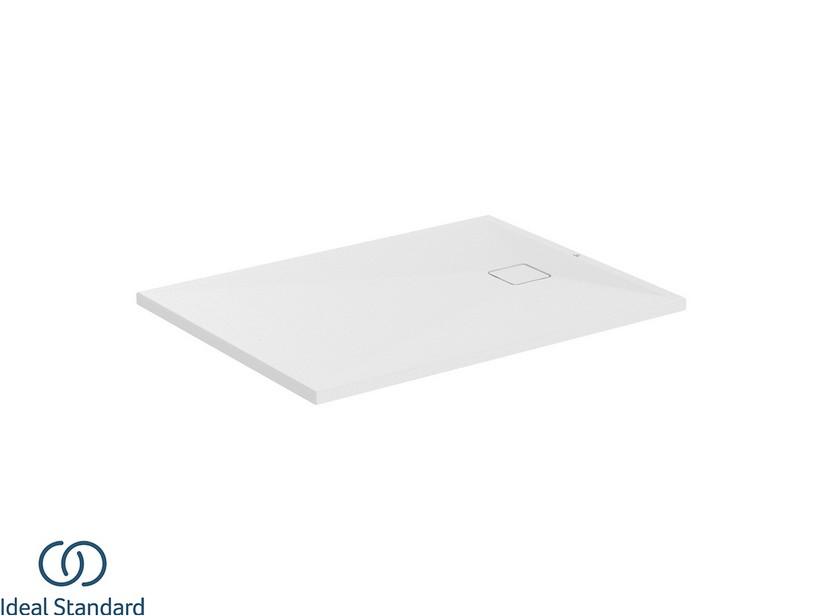 Receveur de douche Ideal Standard® ULTRA FLAT EVO 120x90 H3,5 cm en résine blanc soie mat | IperCeramica