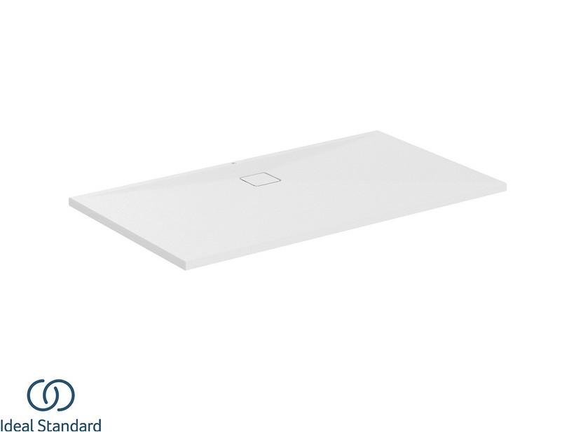 Receveur de douche Ideal Standard® ULTRA FLAT EVO 160x90 H3,5 cm en résine blanc soie mat | IperCeramica