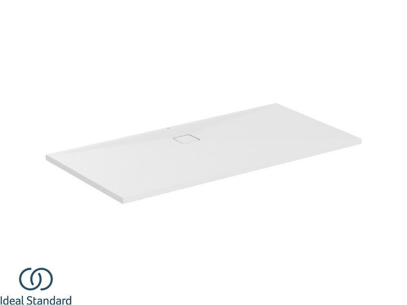 Receveur de douche Ideal Standard® ULTRA FLAT EVO 180x90 H3,5 cm en résine blanc soie mat | IperCeramica