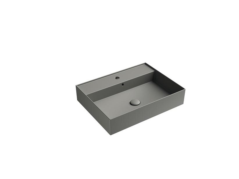 Lavabo Unitop Twenty 61x46 cm gris mat | IperCeramica