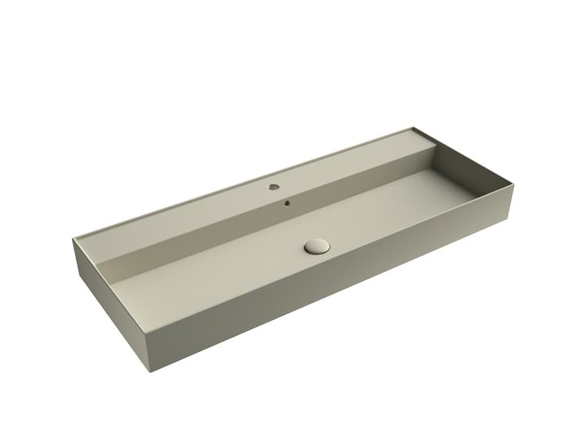 Lavabo Unitop Twenty 121x46 cm sable mat | IperCeramica