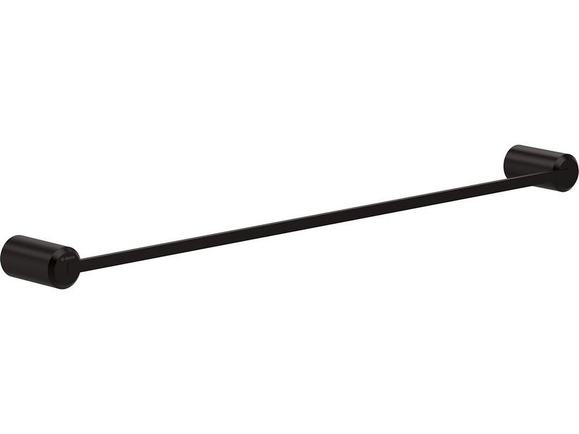 Porte-serviettes à fixer Blur 60 cm en acier inox noir mat | IperCeramica