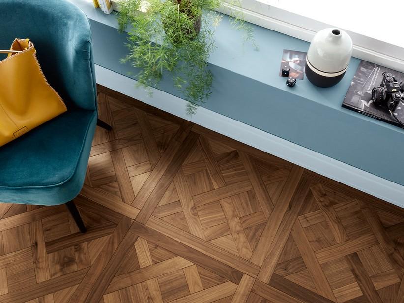 Parquet contrecollé en panneau de noyer américain - American Walnut | IperCeramica