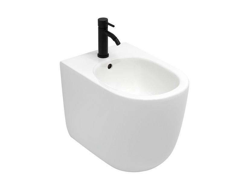 Bidet à poser adossé au mur Aptos 53,5 blanc brillant | IperCeramica