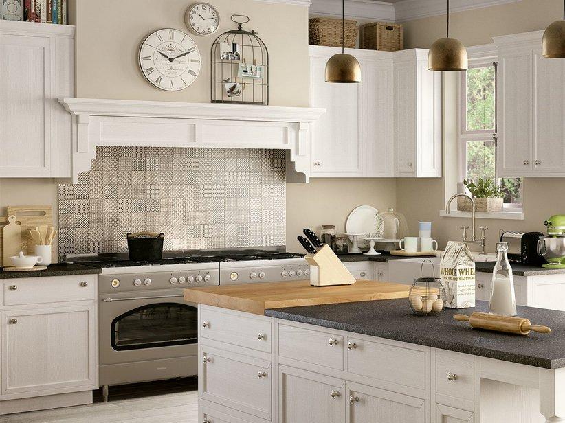 Carrelage Batik décor noir 10x10 Patchwork | IperCeramica