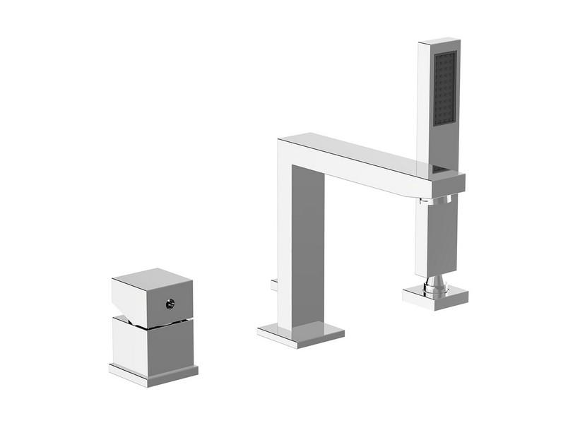 Mélangeur encastré bord de baignoire 3 trous Atlanta chrome | IperCeramica