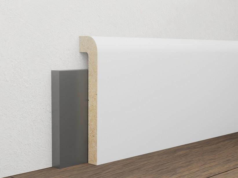 Plinthe mdf couvre-marbre blanc longueur 2,4 m | IperCeramica