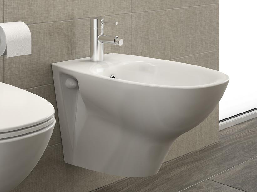 Bidet suspendu Berna blanc brillant | IperCeramica