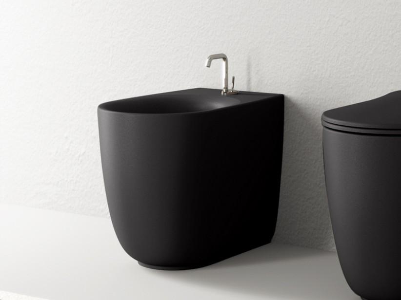 Bidet à poser Nolita rimless noir mat | IperCeramica