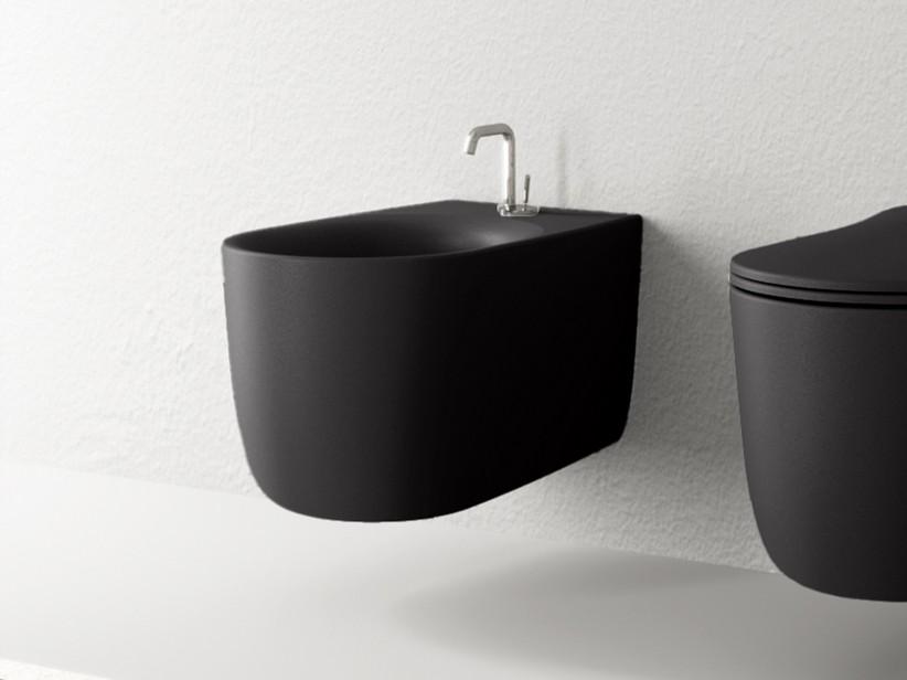 Bidet suspendu Nolita noir mat | IperCeramica
