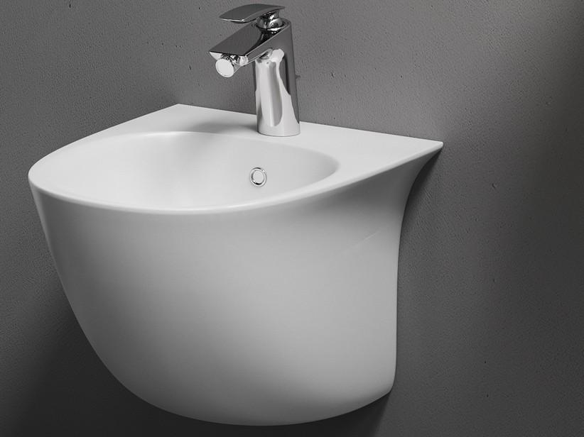 Bidet suspendu Berlino Compact 48 cm blanc | IperCeramica