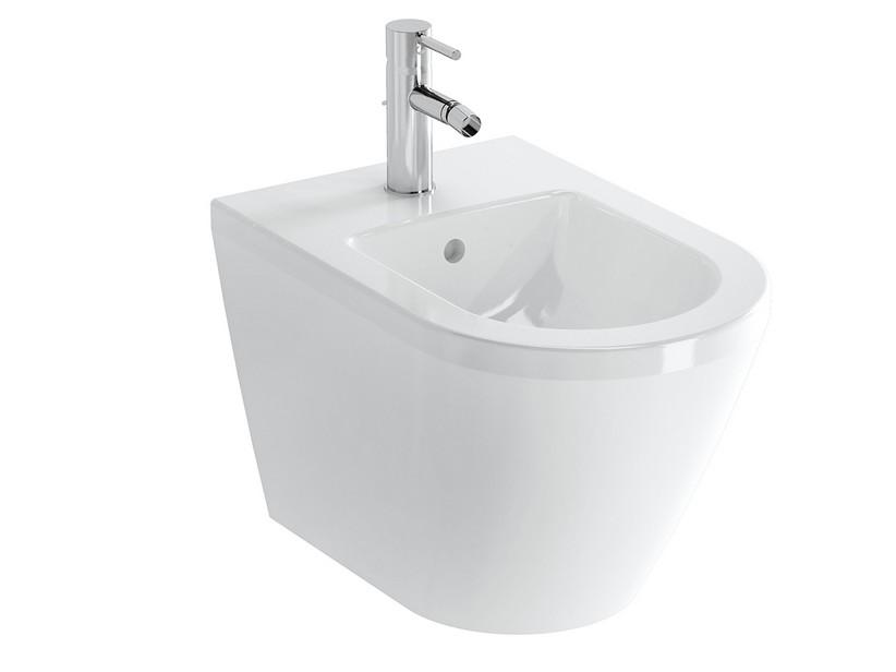 Bidet suspendu Integra Round 54 cm blanc | IperCeramica