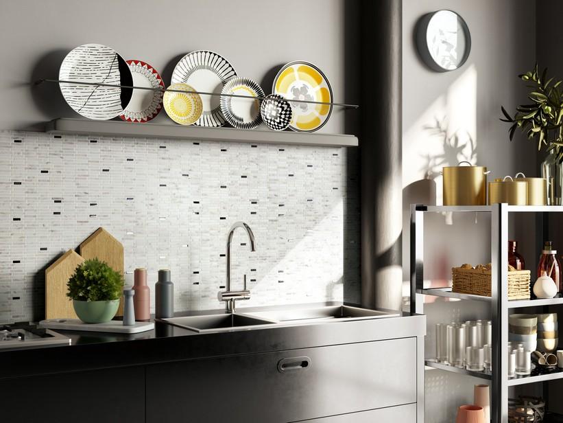 Mosaïque marbre Capitol White 31x31 blanc | IperCeramica