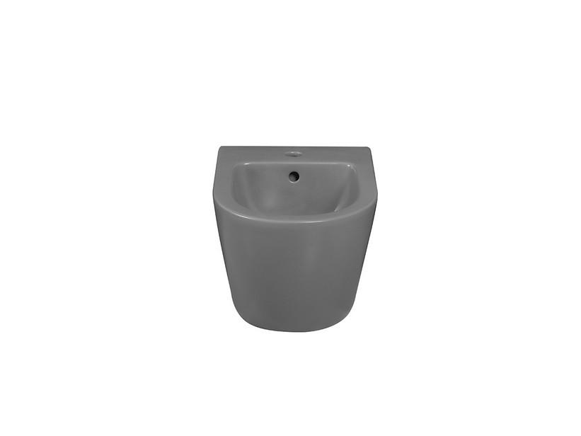 Bidet suspendu Cardano 48,5x37 gris mat | IperCeramica
