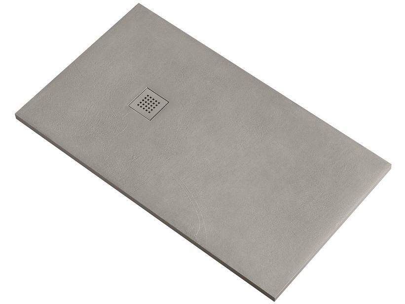 Receveur de douche Cemento 90x70 H3 résine gris | IperCeramica