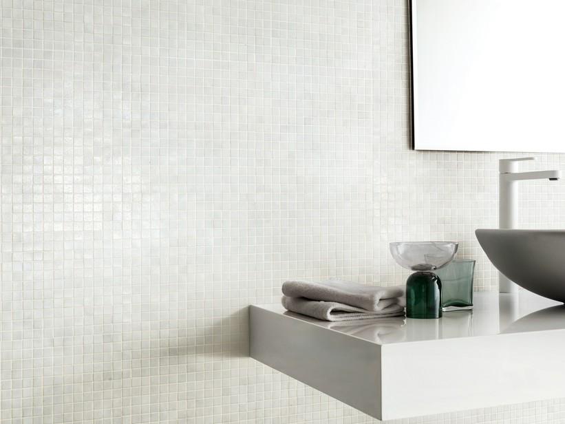 Mosaïque verre A10 Classic White blanc | IperCeramica