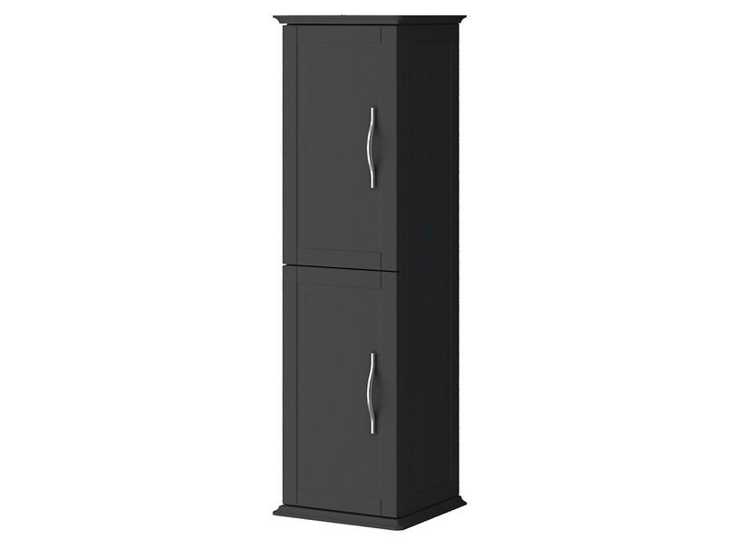 Colonne de salle de bains Classic 2 portes 114x34 cm graphite | IperCeramica