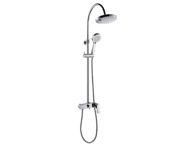 Colonne de douche Sophie avec pomme haute de douche ronde chrome | IperCeramica