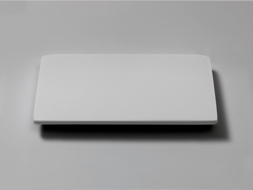 Cache-bonde de lavabo HIDE en résine blanc mat | IperCeramica