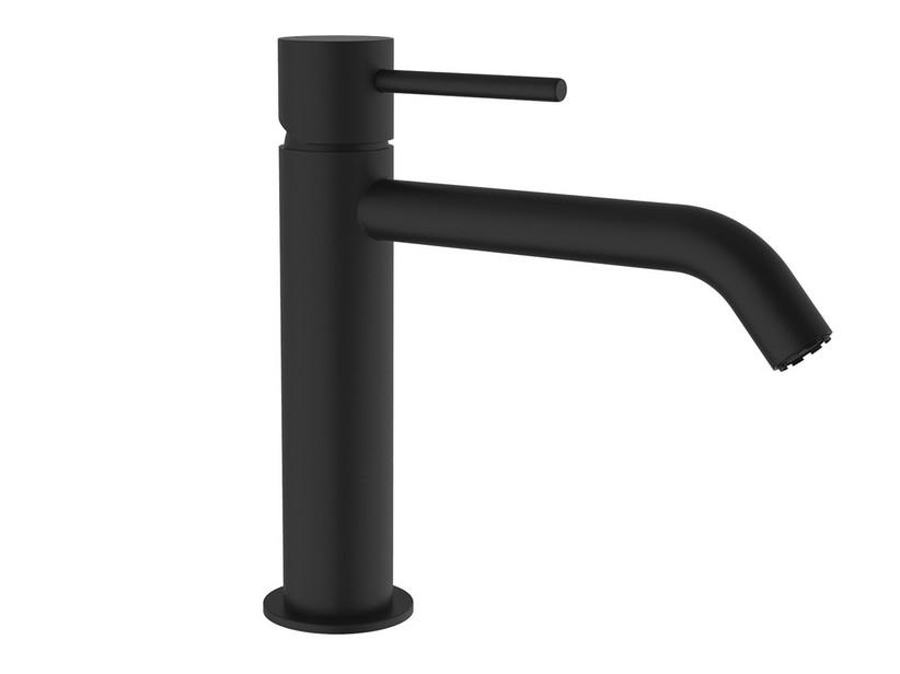 Mitigeur monocommande lavabo moyen Detroit noir mat | IperCeramica