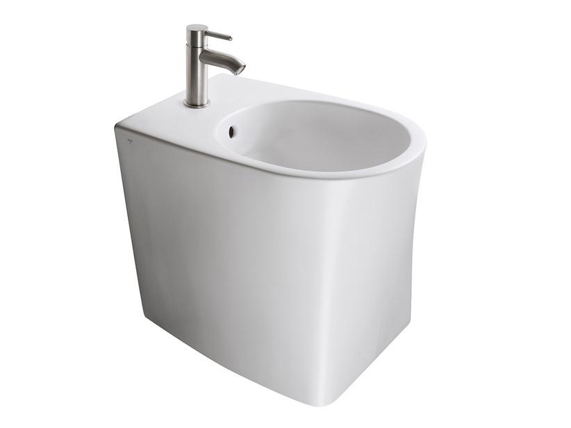 Bidet à poser Dp adossé au mur blanc mat | IperCeramica