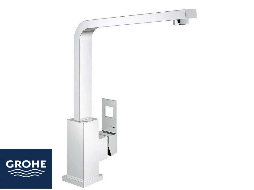 Mitigeur monocommande cuisine Grohe® Eurocube chrome | IperCeramica