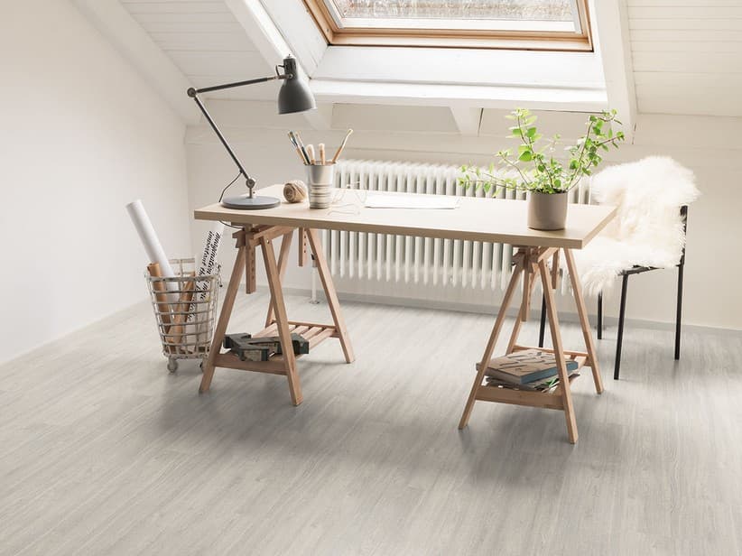 Sol stratifié Forres Oak Lightgrey effet chêne gris AC3 | IperCeramica
