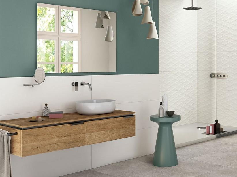 Carrelage mural fin Game White 40x120 blanc mat | IperCeramica