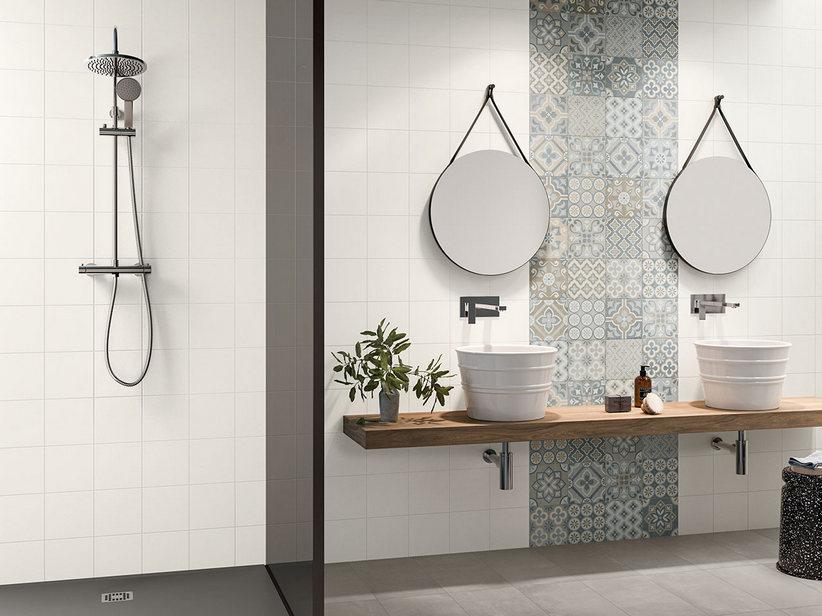 Carrelage mural Bianco Matt 20x20 blanc mat | IperCeramica