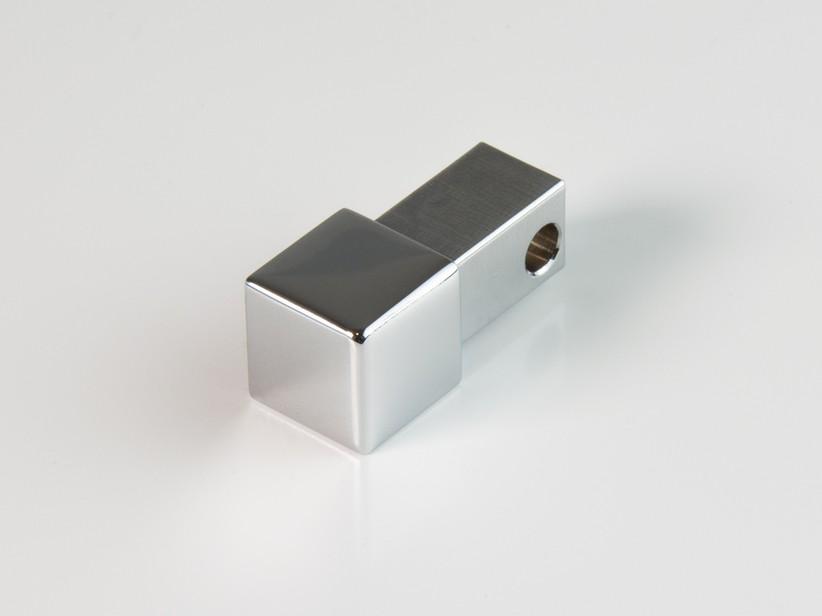Embout Global Square laiton chromé épaisseur 10 mm | IperCeramica