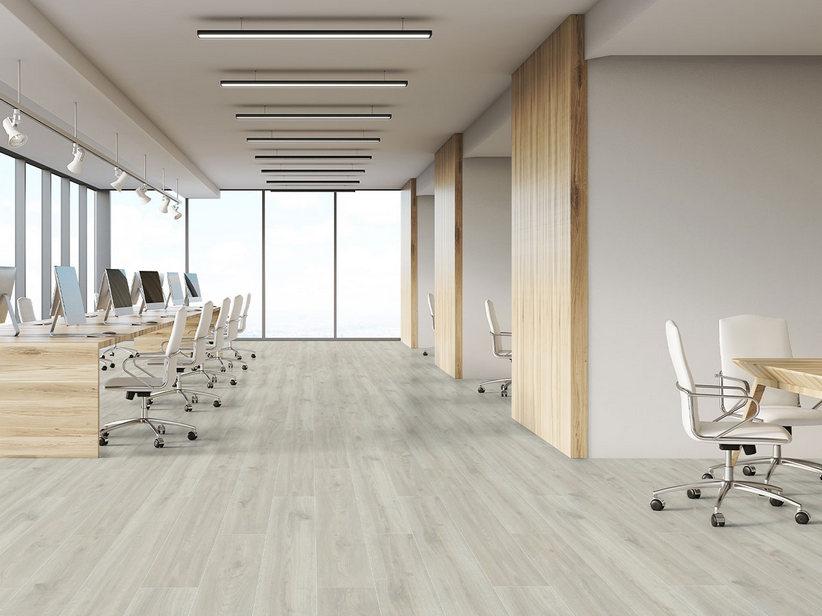 Sol stratifié Grand Selection Pure Ivory bois blanc Ac5 | IperCeramica