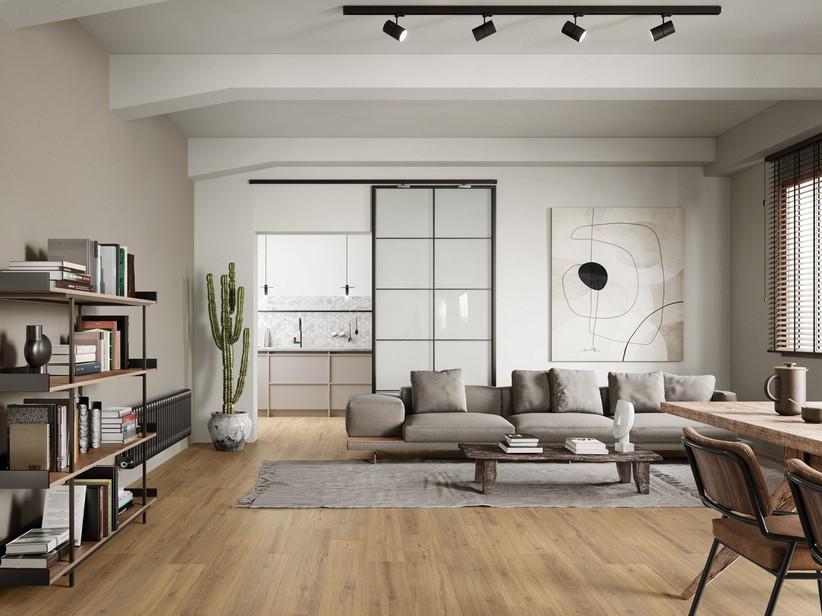 Sol stratifié résistant à l’eau Grand Selection Realp Oak effet chêne AC5 | IperCeramica