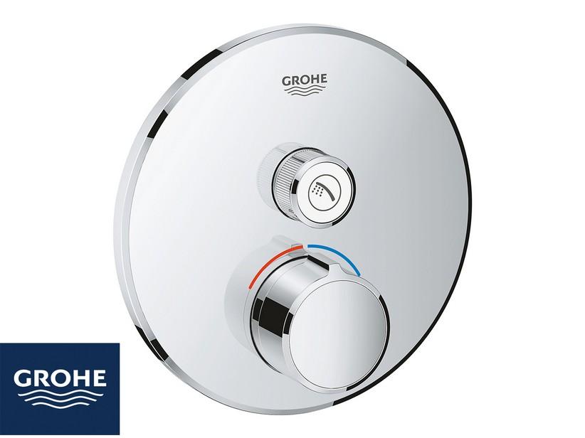 Mitigeur de douche encastré Grohe Smartcontrol monocommande avec inverseur chrome | IperCeramica