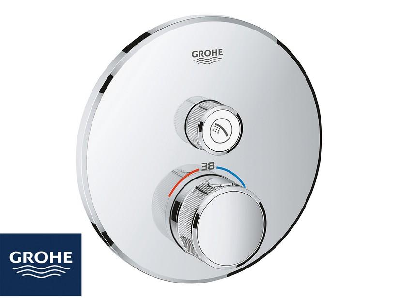 Mitigeur de douche encastré Grohe Smartcontrol thermostatique chrome | IperCeramica