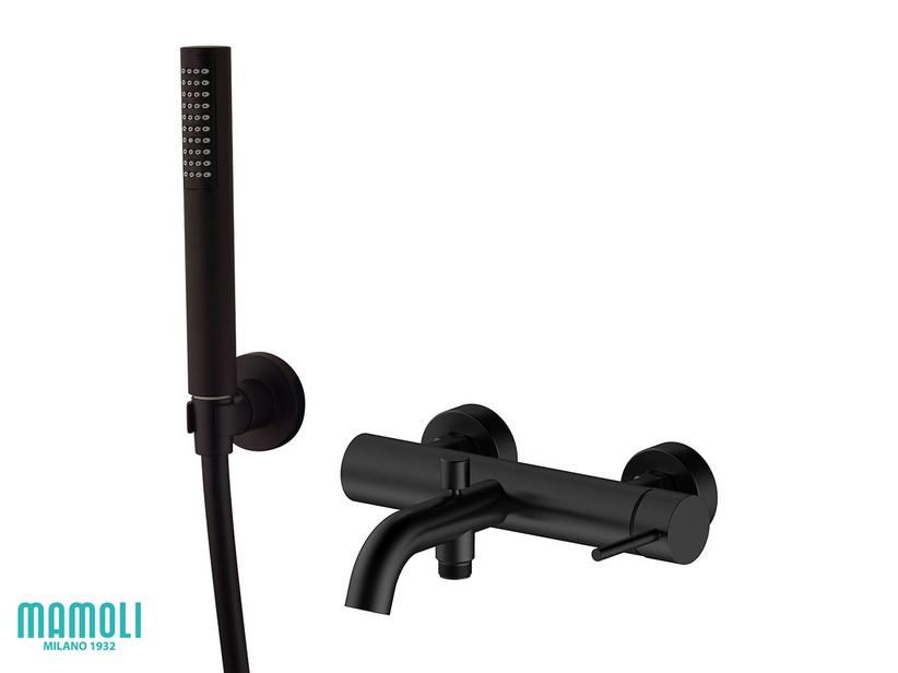 Ensemble baignoire Pico équipé noir mat | IperCeramica