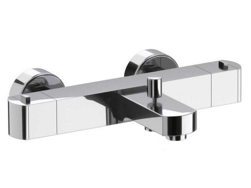 Mitigeur mural monocommande thermostatique pour baignoire Infinity chrome | IperCeramica