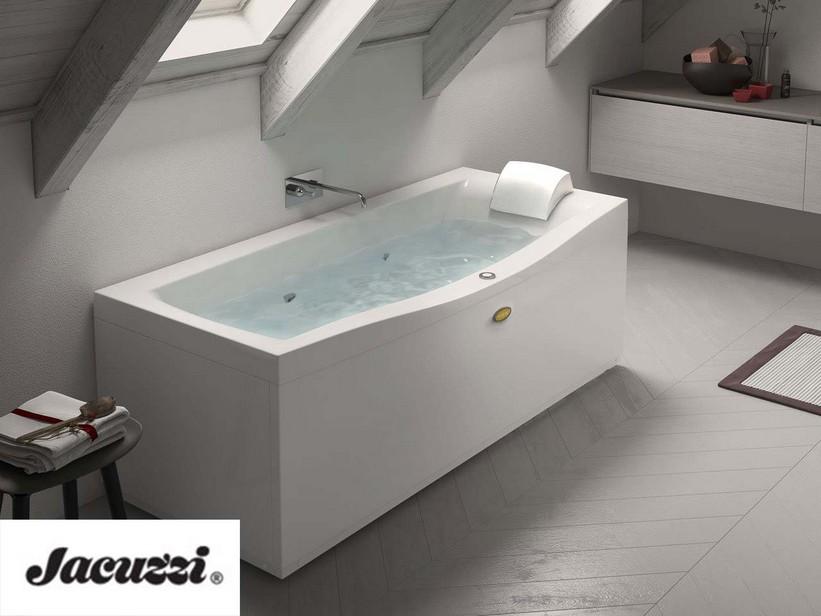 Baignoire balnéo Jacuzzi® Essential 170x70 dossier à droite | IperCeramica