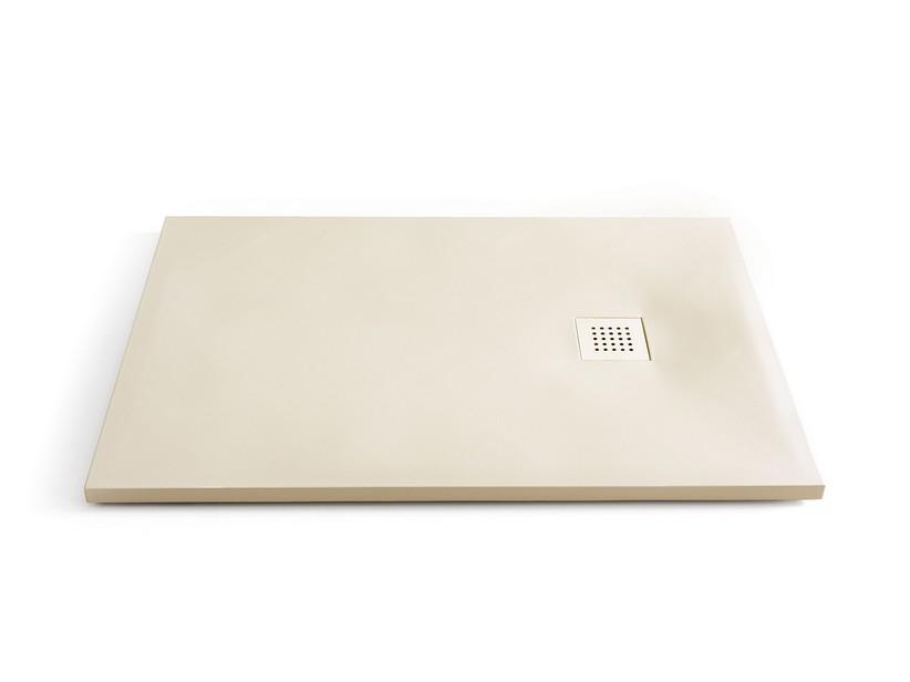 Receveur de douche Kalahari 140x80 cm céramique effet sablé beige | IperCeramica